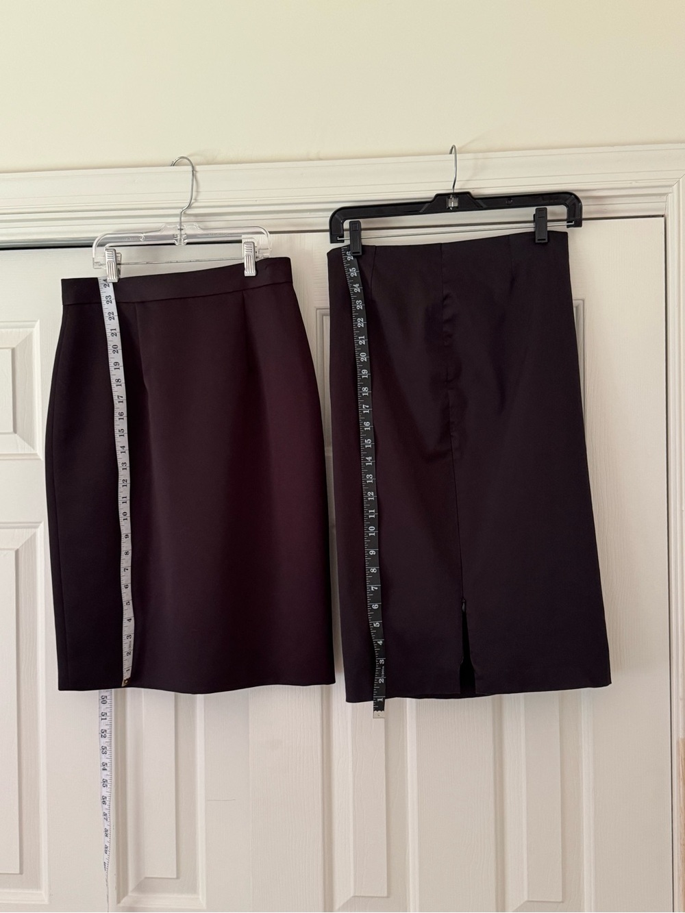 2 Black business/dress skirts Size 6/Size 8